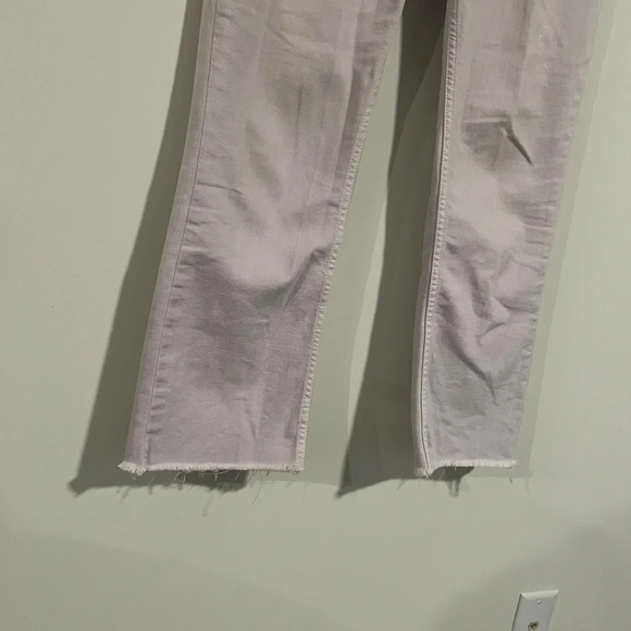 Pilcro by Anthropology Women Size 30 Bootcut Raw Hem Lavender High Rise Pants - Picture 5 of 12